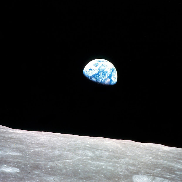 Apollo 8, the First Manned Mission to the Moon, Dec. 24, 1968