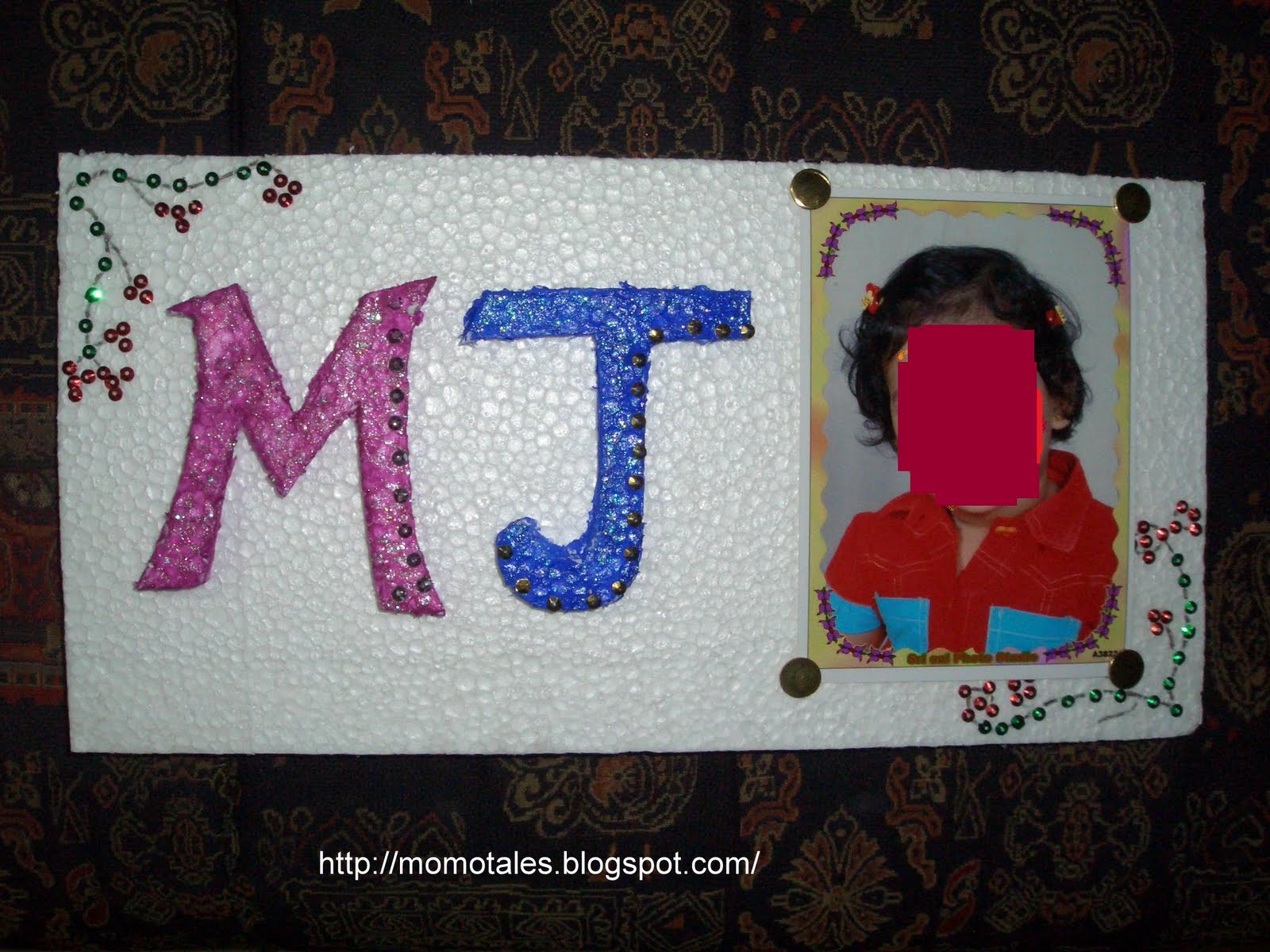 Thermocol Photo Frame Artsy Craftsy Mom