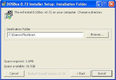 Dosbox install program