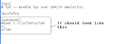 Alien Syndrome Dosbox mount commands