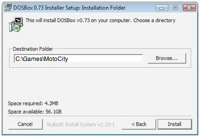 Dosbox install