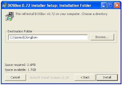 Dosbox installer