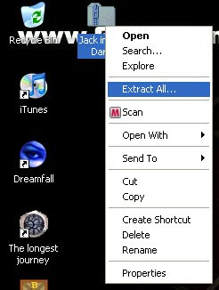 Extracting the Hook zip file