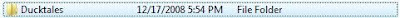 Windows Vista folder