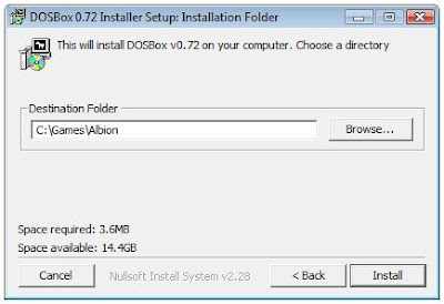 Dosbox install