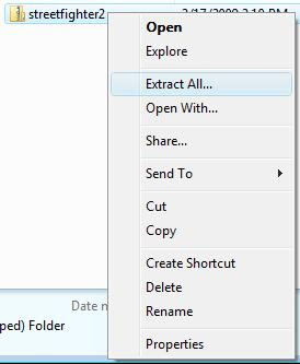 Extracting the Street Fighter 2 file