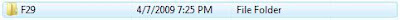 Windows Vista folder