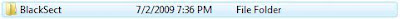 Black Sect Windows folder