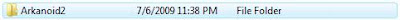 Arkanoid Windows Vista folder