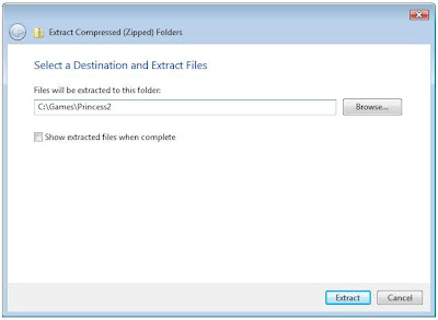 Zip program installing game