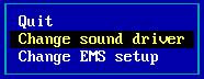 Changing the games sound config