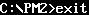 Exit DOS command