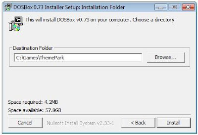 Dosbox install