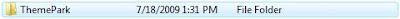 Theme Park PC game folder
