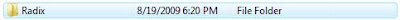 the Radix game folder