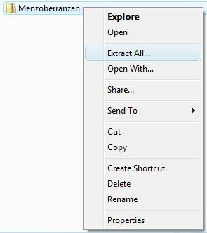 Extracting the game file
