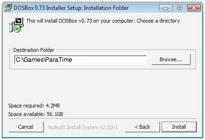 Installing Dosbox