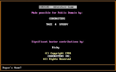 Rogue the Adventure Game