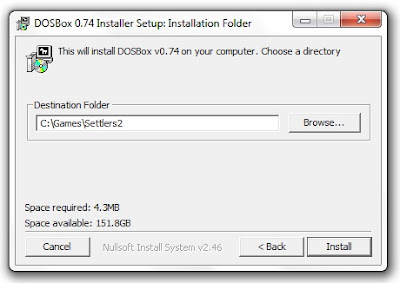 Dosbox install