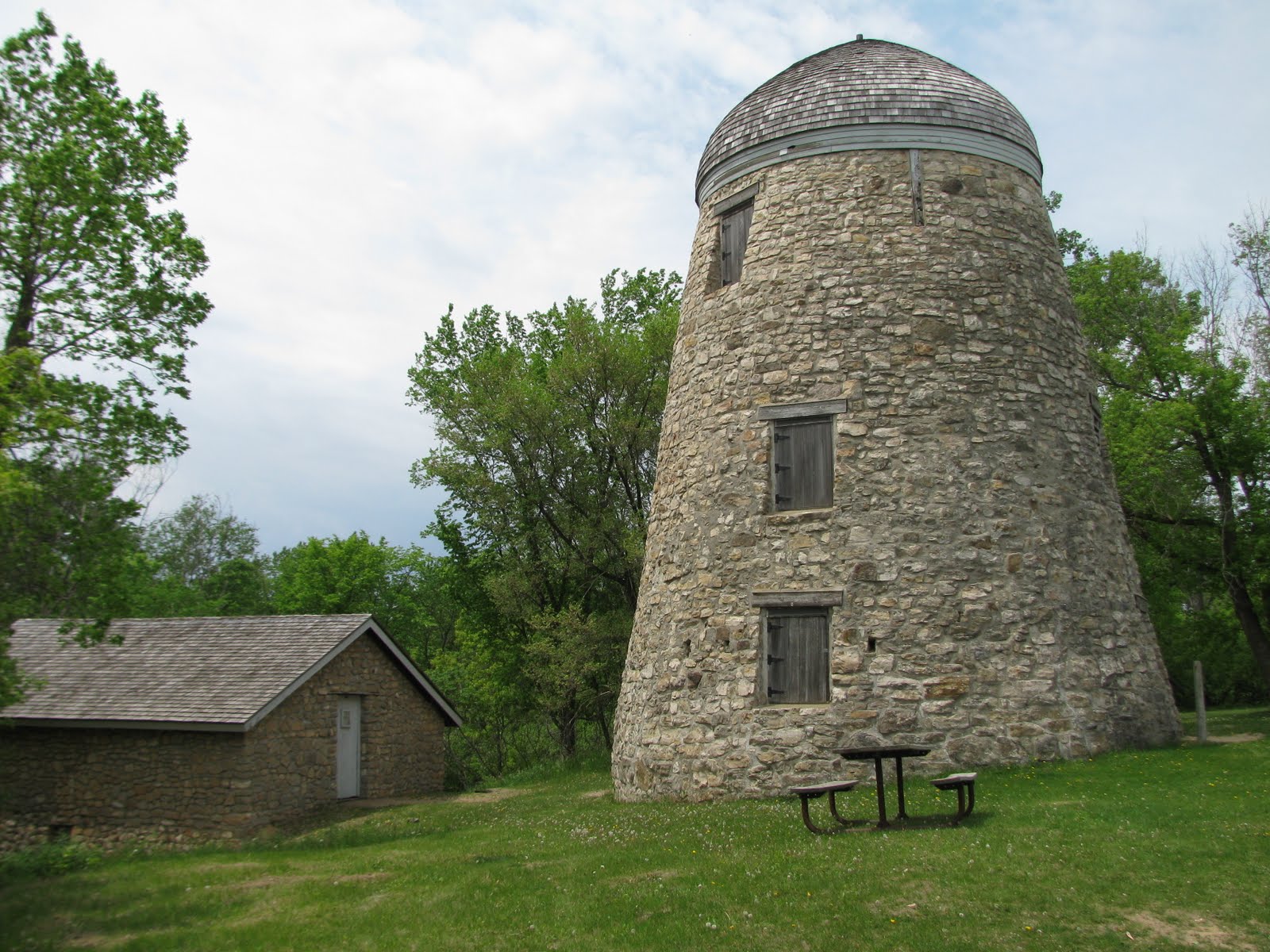Abandoned MN 1864 Seppman Windmill near Mankato, MN