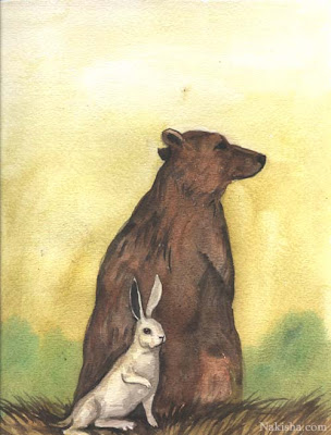 bear and rabbit