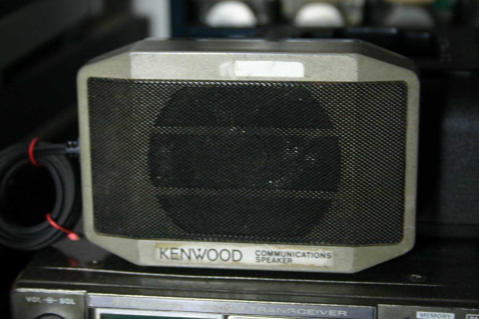 RADIO SELLER Kenwood Communications Speaker ( SOLD )