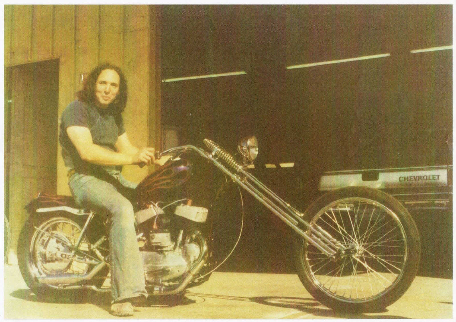 Digger Style Motorcycle