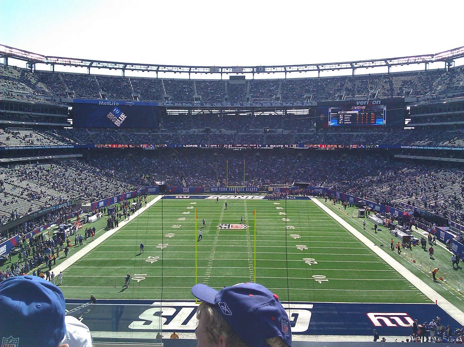 t0mathan's Blog O'Rama The new Meadowlands Stadium experiencing the