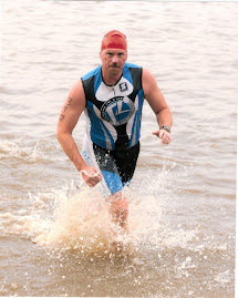 2008 Naylor's Beach Triathlon Swim Finish