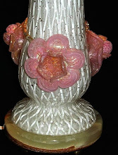 20th Century Murano Lattimo Lamp