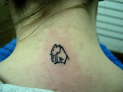 Elephant tattoo-love your animals