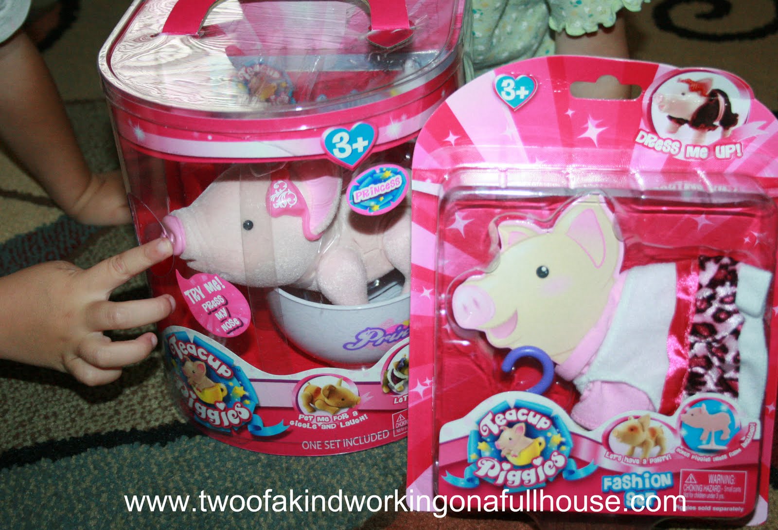 Teacup Piggies Review And Giveaway Two of a kind, working on a full house