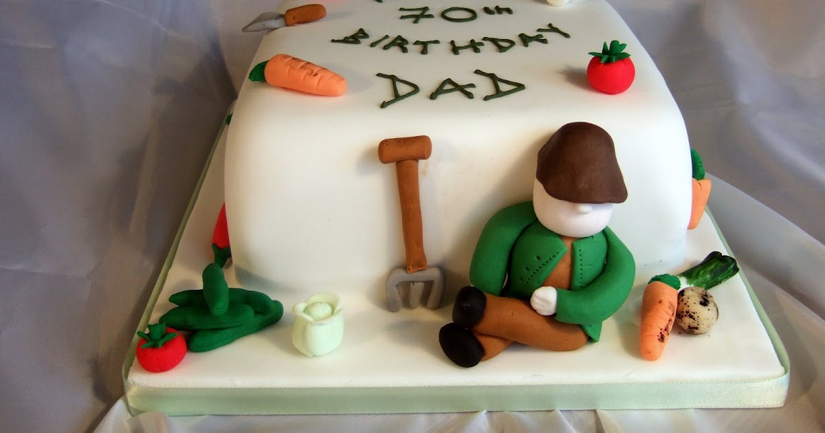 Iced and Sliced: Dad's 70th Birthday cake