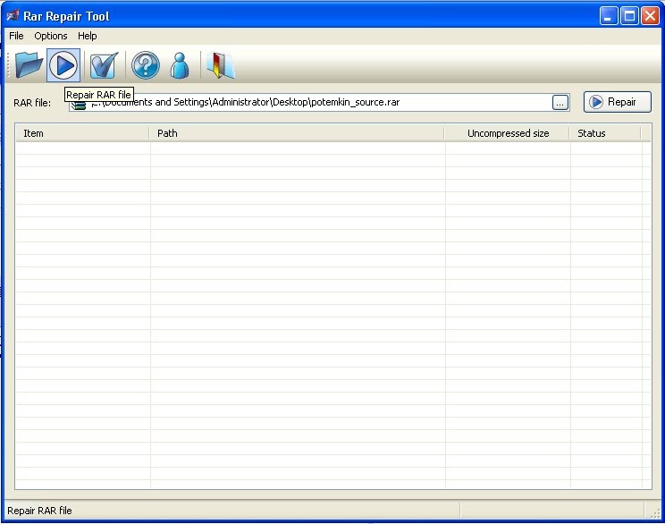 Rar Repair  Full Version