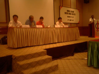The panelists including Jeff Ooi and Haris Ibrahim
