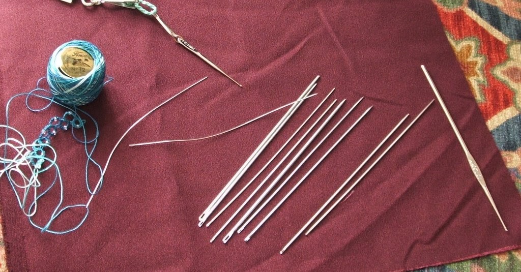 Needle in Hand Needle Tatting