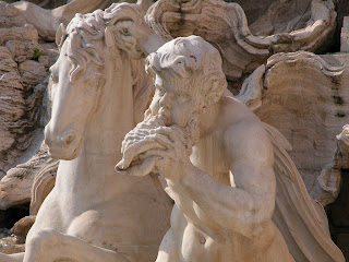 fontaine de trevi, rome, italie
