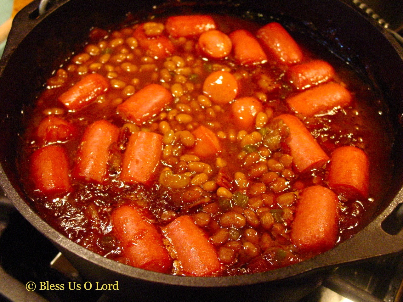 Bless Us O Lord... Beans and Wieners