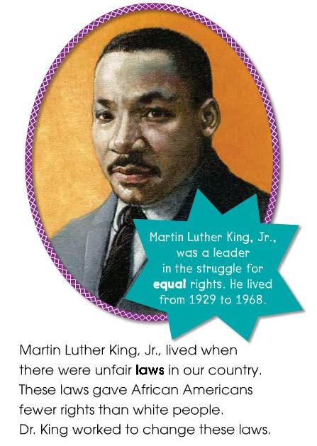English is all around: Martin Luther King's Life