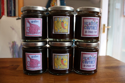 fancy elastic chutney labels chutney labels