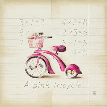 A PINK TRICYCLE