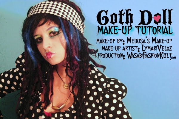 Goth Doll Make-up Tutorial harajuku makeup tutorial. Goth Doll Make-up Tutorial