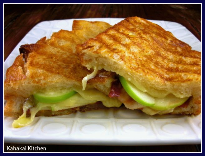 Kahakai Kitchen Gruyère Apple Grilled Cheese with Bacon A Crunchy
