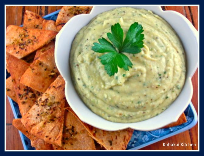 Kahakai Kitchen Giada's White Bean Dip with Pita Chips