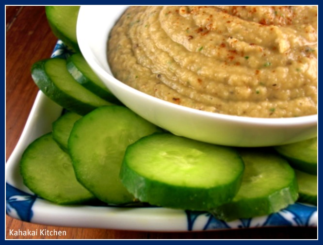 Kahakai Kitchen Giada's White Bean and Roasted Eggplant Hummus A