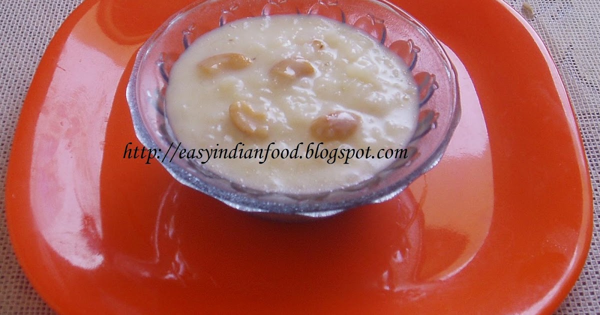 100% Microwave Cooking: Rice Kheer/Payasam