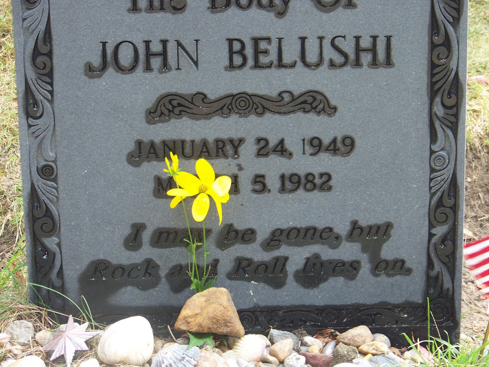 go like john belushi s grave an...
