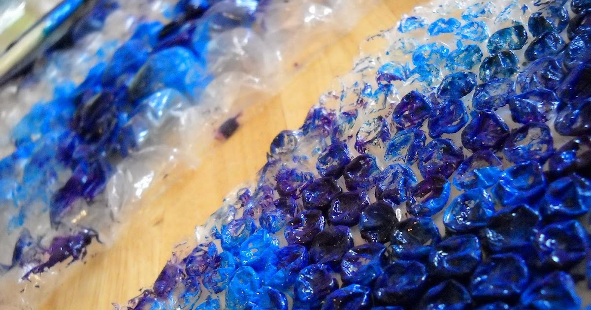 Snip and Snail Bubble Wrap Painting