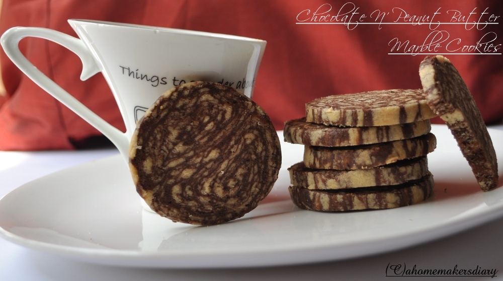 Peanut Butter N’ Chocolate Marble Cookies A Homemaker's Diary