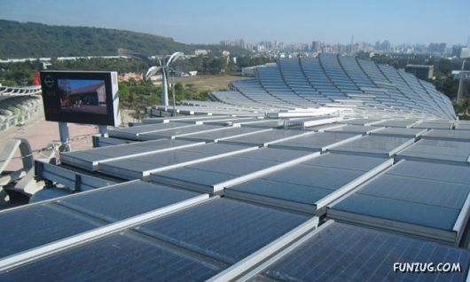 Primeiro estádio com energia solar